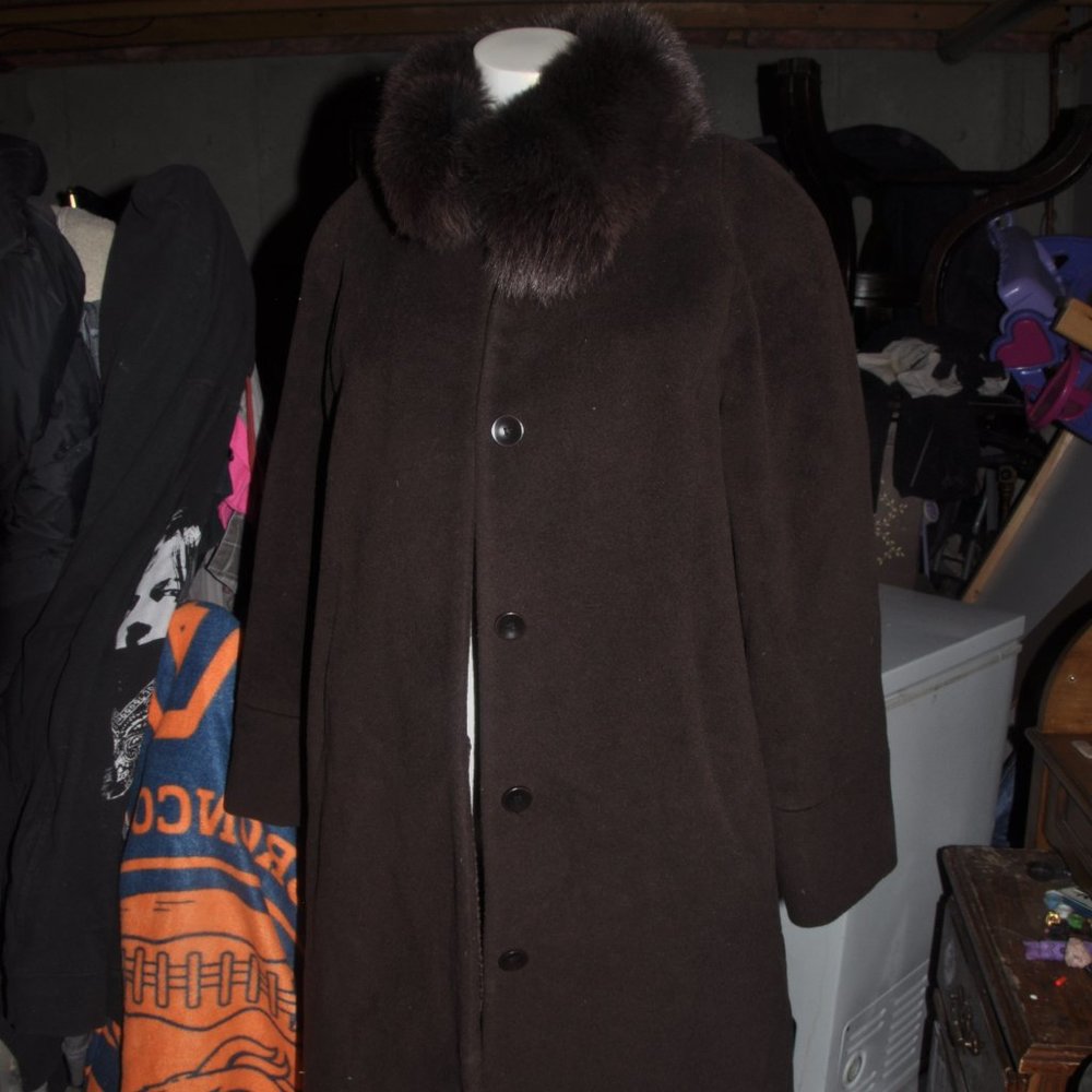 fox fur coat